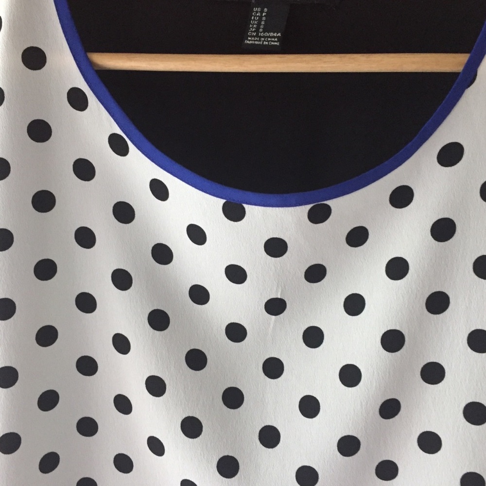 Polka dot top
